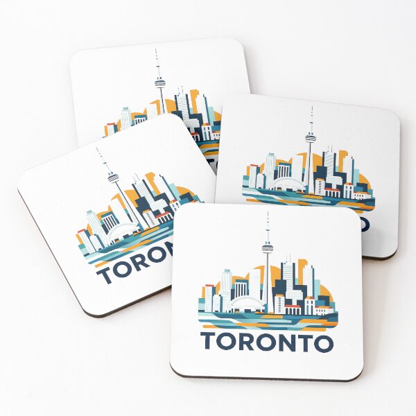Item preview, Toronto Canada Travel Souvenir - CN Tower & Waterfront Skyline Art designed and sold by OzzFrequency.