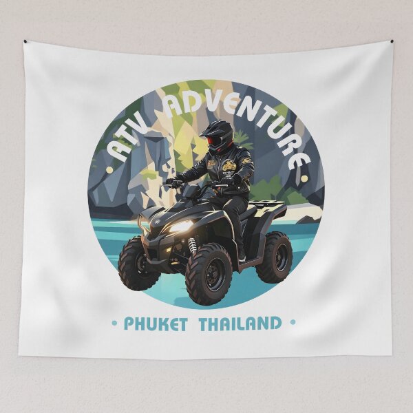 Item preview, ATV Adventure Club | Retro Off-Road Vintage T-Shirt Design designed and sold by Spirit of Siam.