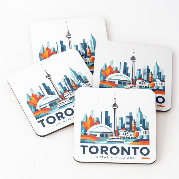 Item preview, Toronto Canada Travel Souvenir - CN Tower & Waterfront Skyline Art designed and sold by OzzFrequency.
