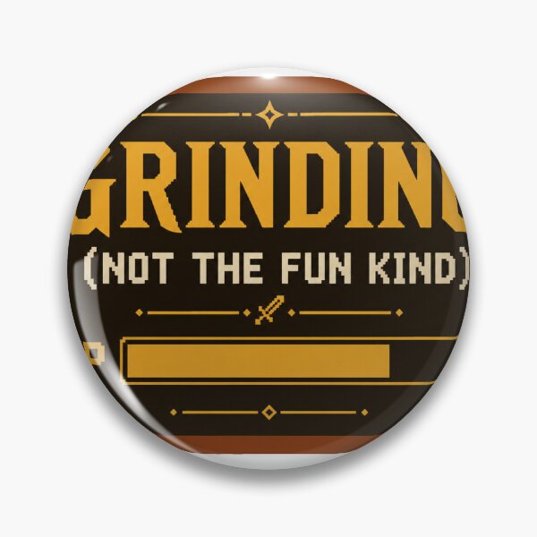 Item preview, Grinding Gamer Gaming Sticker Gift designed and sold by RedRubyBubble.