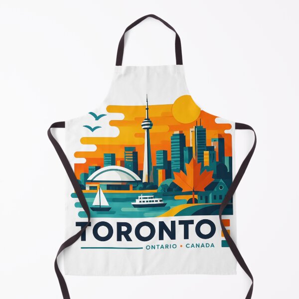 Item preview, Toronto Canada Travel Souvenir - CN Tower & Waterfront Skyline Art designed and sold by OzzFrequency.