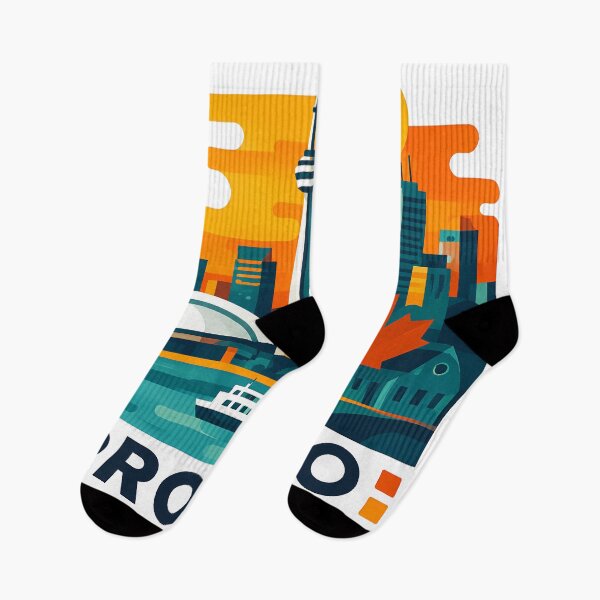 Item preview, Toronto Canada Travel Souvenir - CN Tower & Waterfront Skyline Art designed and sold by OzzFrequency.