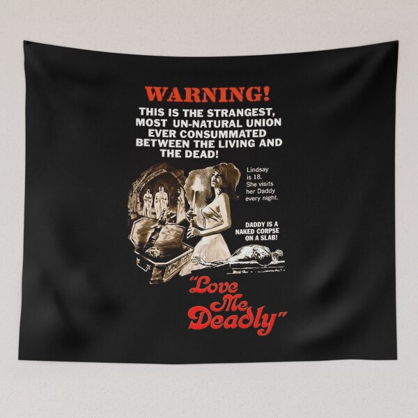 Item preview, Love Me Deadly | Vintage Grindhouse Horror Movie Poster designed and sold by ChickenFund.
