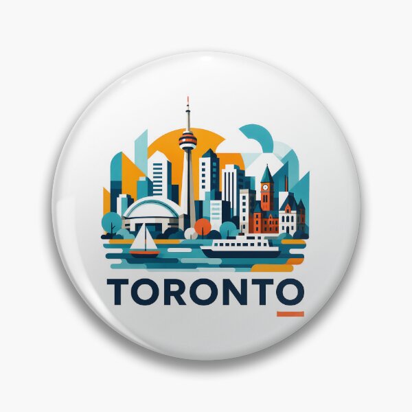 Item preview, Toronto Canada Travel Souvenir - CN Tower & Waterfront Skyline Art designed and sold by OzzFrequency.