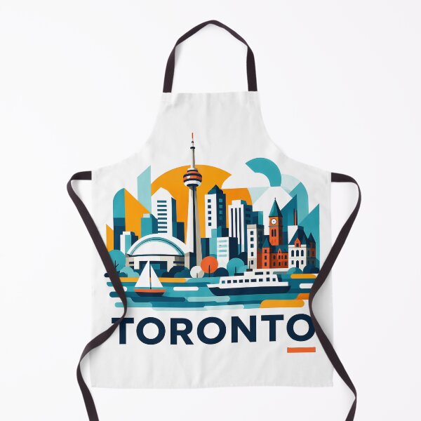 Item preview, Toronto Canada Travel Souvenir - CN Tower & Waterfront Skyline Art designed and sold by OzzFrequency.