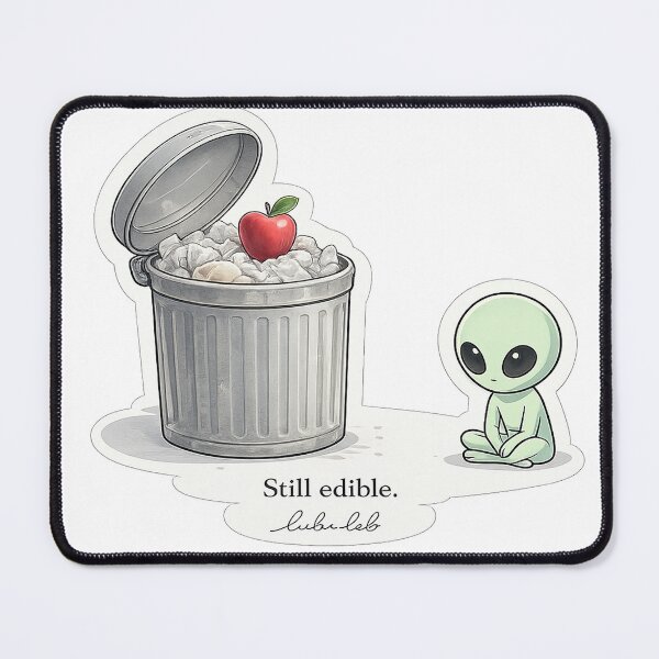 Item preview, Still Edible - Alien Blogger designed and sold by LuluLeb.