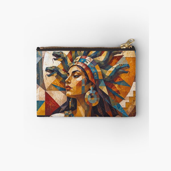 Item preview, Aztec Goddess with snake hair painting designed and sold by GalleryKauffeld.