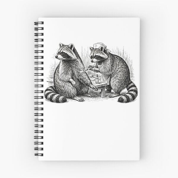 Item preview, Vintage Raccoon Nurse Giving Shot - Funny Nursing Bright Colors designed and sold by Neurospicy Trolls.