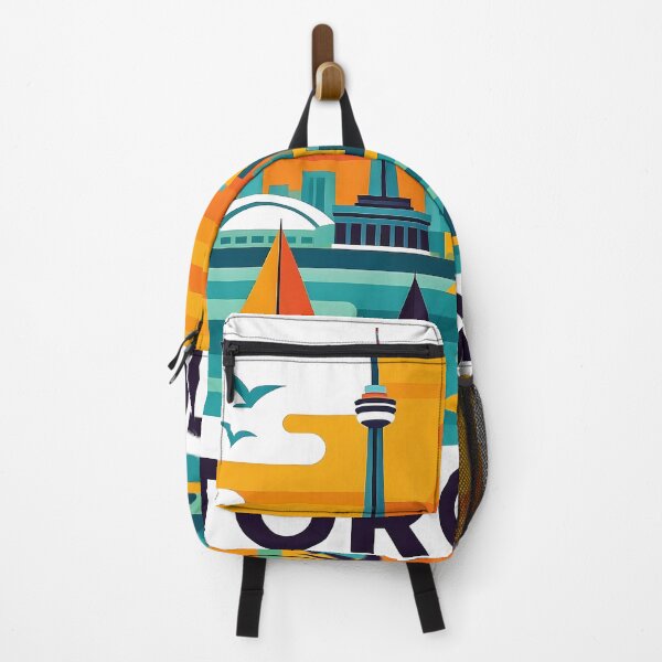 Item preview, Toronto Canada Travel Souvenir - CN Tower & Waterfront Skyline Art designed and sold by OzzFrequency.