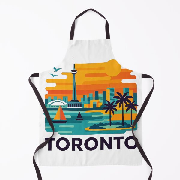 Item preview, Toronto Canada Travel Souvenir - CN Tower & Waterfront Skyline Art designed and sold by OzzFrequency.