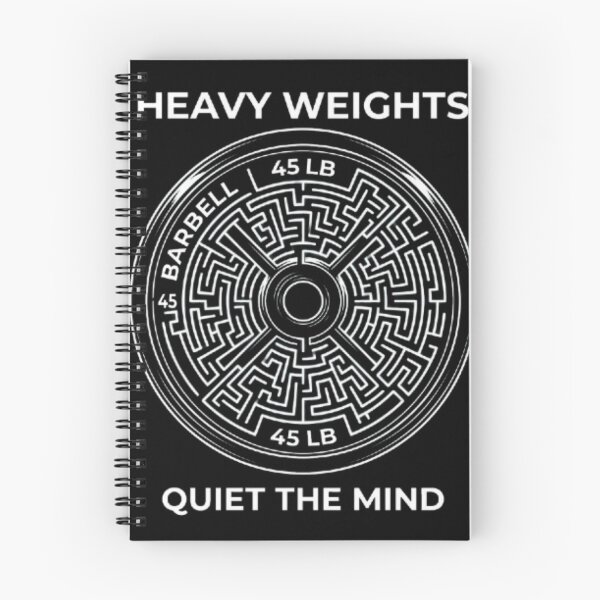 Item preview, Heavy Weights Quiet The Mind Gym - Gym Therapy Powerlifting Gear designed and sold by OLLI_STORE.