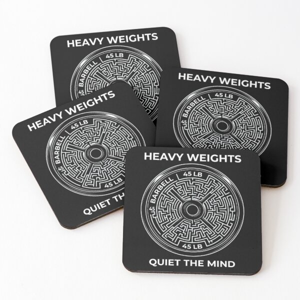 Item preview, Heavy Weights Quiet The Mind Gym - Gym Therapy Powerlifting Gear designed and sold by OLLI_STORE.