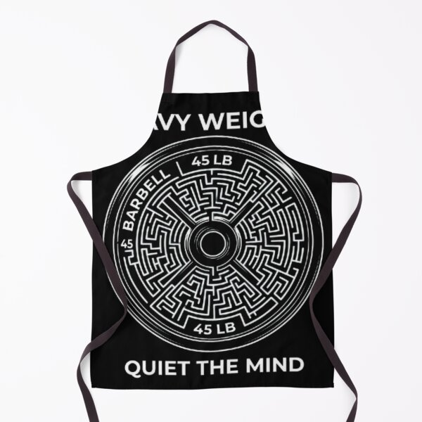 Item preview, Heavy Weights Quiet The Mind Gym - Gym Therapy Powerlifting Gear designed and sold by OLLI_STORE.