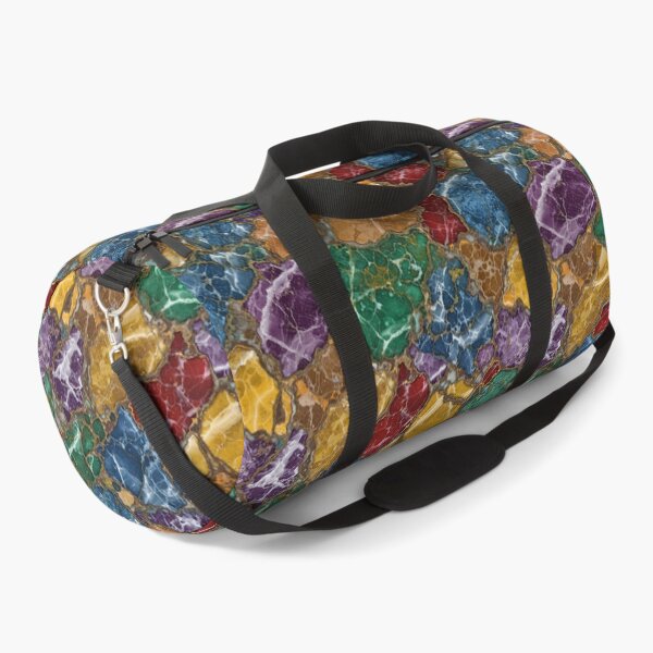 Item preview, Rainbow Geode Stone Mosaic - Luxury Marble & Gold Vein Art designed and sold by mackyartsstudio.
