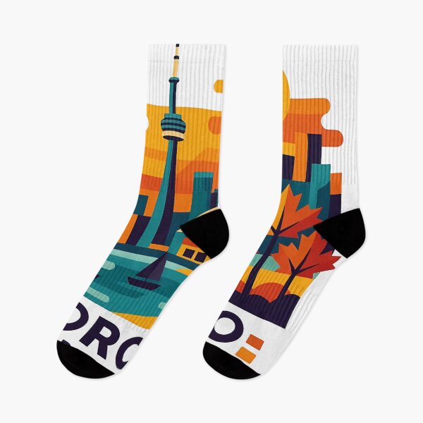 Item preview, Toronto Canada Travel Souvenir - CN Tower & Waterfront Skyline Art designed and sold by OzzFrequency.