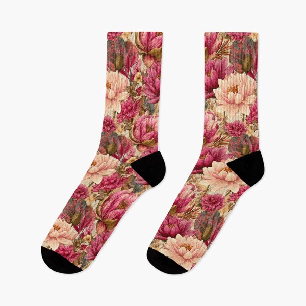 Item preview, Unique Lotus Print  - Retro Flower Floral - Birthday Gifts For Him designed and sold by RoyalStarsPatts.