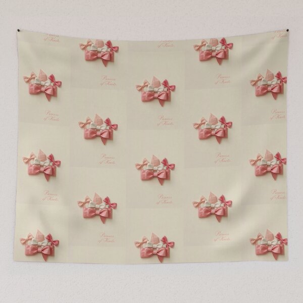 Item preview, Soft Pink and Cream Decorative Ribbon Bows Set designed and sold by SatinPosterCo.