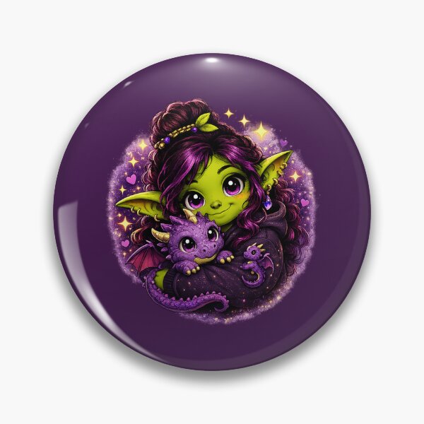 Item preview, Dragon and Goblin designed and sold by Loula the Nerd Goblin.