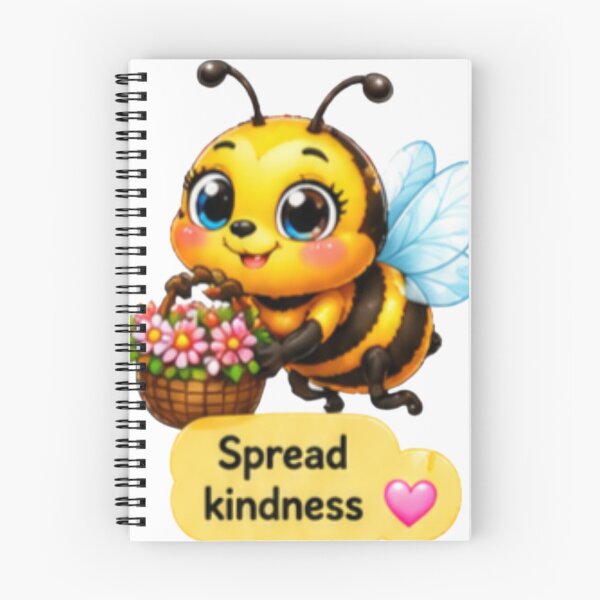 Item preview, Cute Bee Spreading Kindness Kawaii Sticker designed and sold by DailyDoodlesBySumbul.