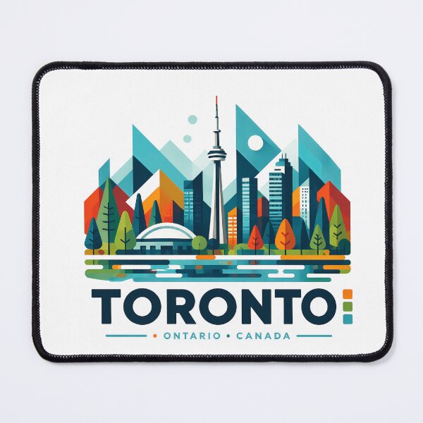 Item preview, Toronto Canada Travel Souvenir - CN Tower & Waterfront Skyline Art designed and sold by OzzFrequency.