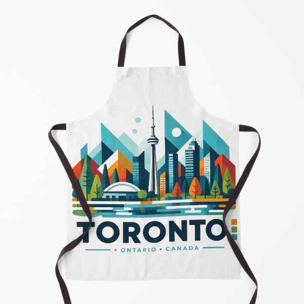 Item preview, Toronto Canada Travel Souvenir - CN Tower & Waterfront Skyline Art designed and sold by OzzFrequency.