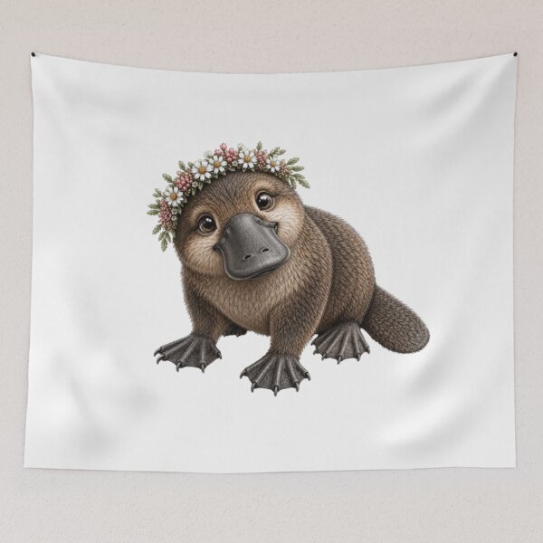 Item preview,   Meet the Most Adorably Cute Platypus You’ll Ever See designed and sold by BRETT'S ART STUDIO.