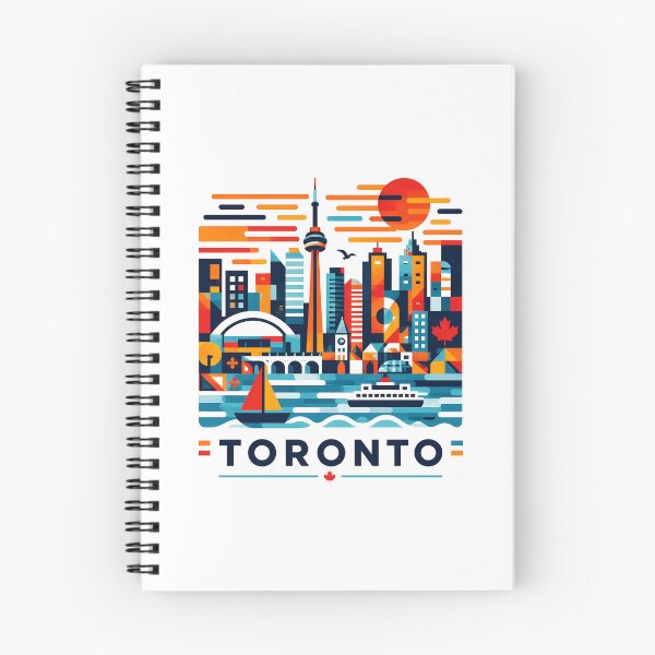 Item preview, Toronto Canada Travel Souvenir - CN Tower & Waterfront Skyline Art designed and sold by OzzFrequency.