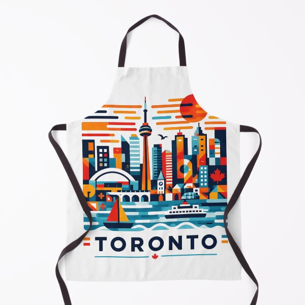 Item preview, Toronto Canada Travel Souvenir - CN Tower & Waterfront Skyline Art designed and sold by OzzFrequency.