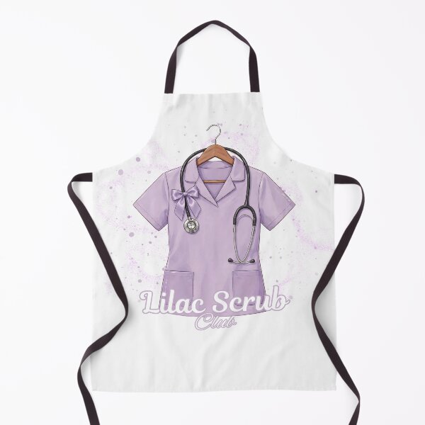 Item preview, Barbiecore Nurse Lilac Scrub Club Coquette Bow Nurse Aesthetic designed and sold by Neurospicy Trolls.