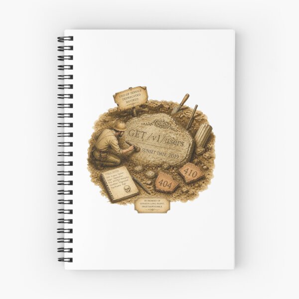 Item preview, Deprecated API Archaeological Dig Programmer Humor designed and sold by ByKayaPrints.
