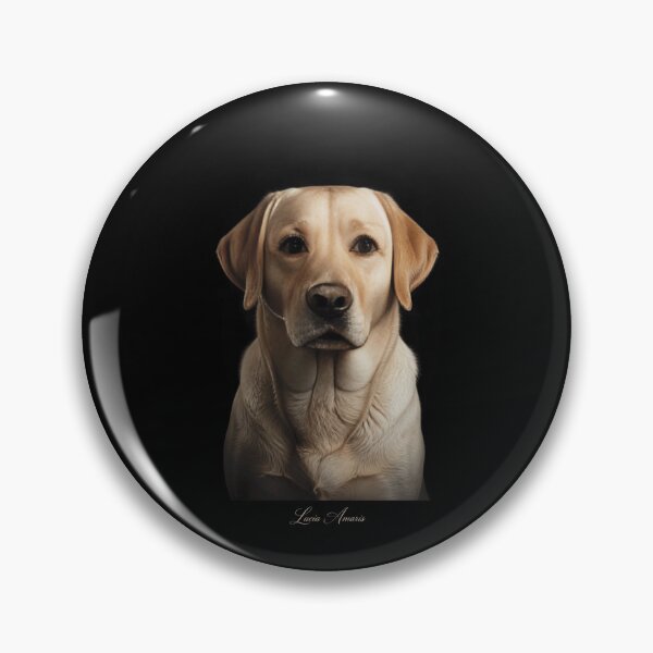 Item preview, Ultra-Realistic Labrador Retriever Fine Art Portrait designed and sold by Lucia Amaris Art.