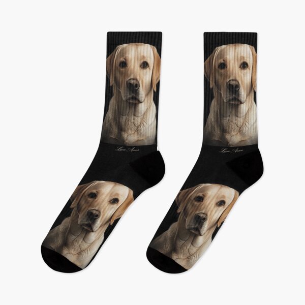 Item preview, Ultra-Realistic Labrador Retriever Fine Art Portrait designed and sold by Lucia Amaris Art.