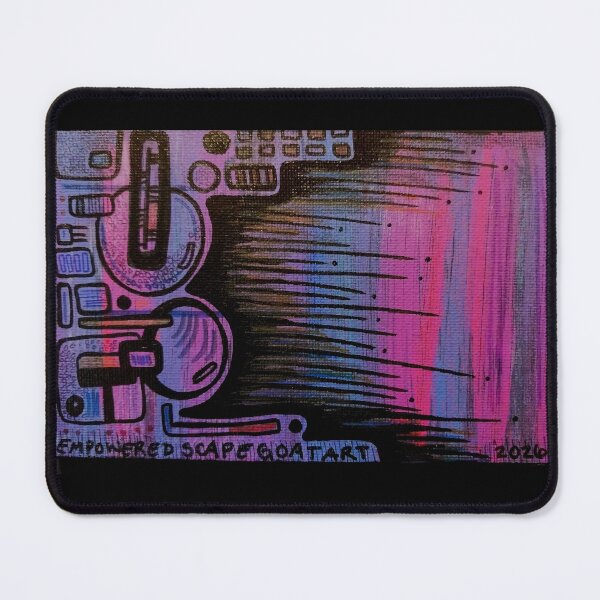 Item preview, "Left Brain and Right Brain" abstract art designed and sold by EmpoweredScapegoatArt.