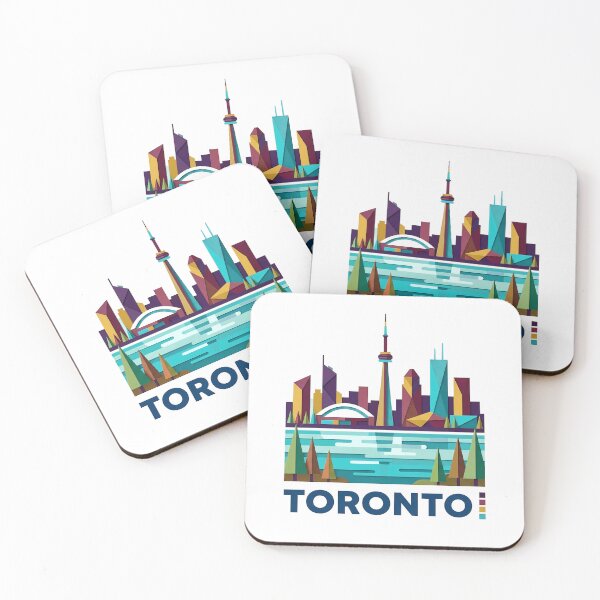 Item preview, Toronto Canada Travel Souvenir - CN Tower & Waterfront Skyline Art designed and sold by OzzFrequency.
