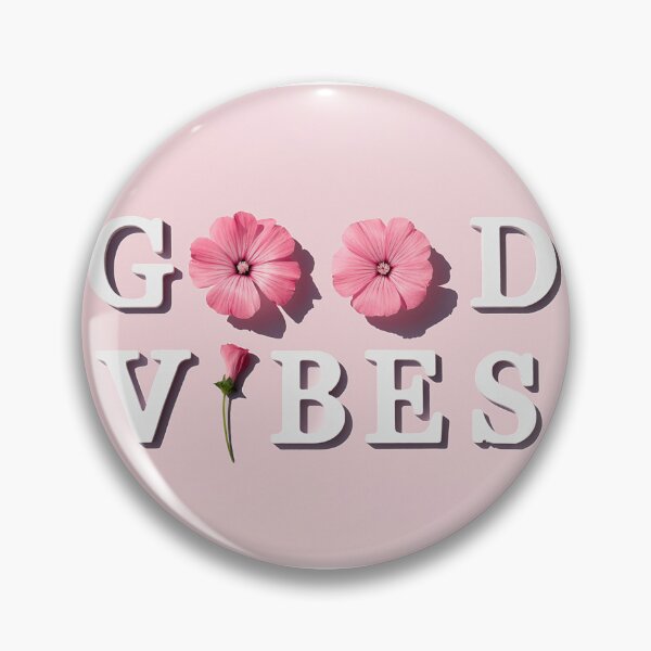 Item preview, Where Good Vibes Bloom | Pink Floral Typography designed and sold by Tanayagya.