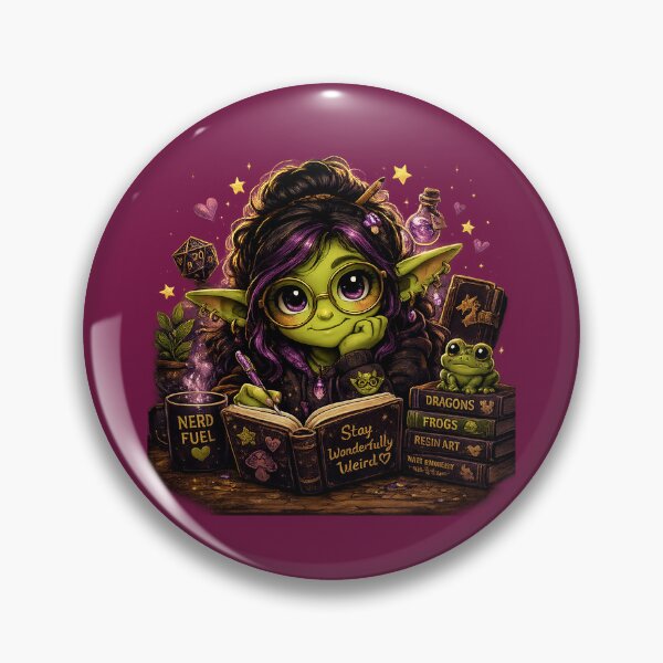 Item preview, Goblin Nerd designed and sold by Loula the Nerd Goblin.
