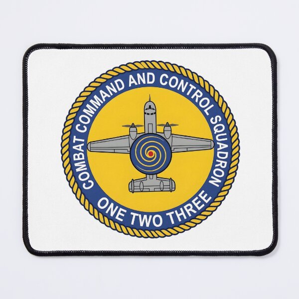 Item preview, US Navy VAW-123 Screwtops Combat Command and Control Squadron Insignia designed and sold by CharlieDesings.