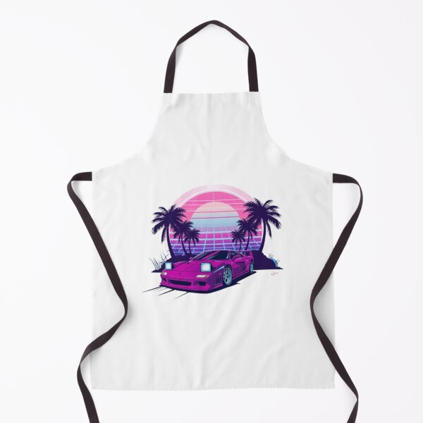 Item preview, Synthwave 80s Retro Sports Car Palm Sunset designed and sold by ByKayaPrints.