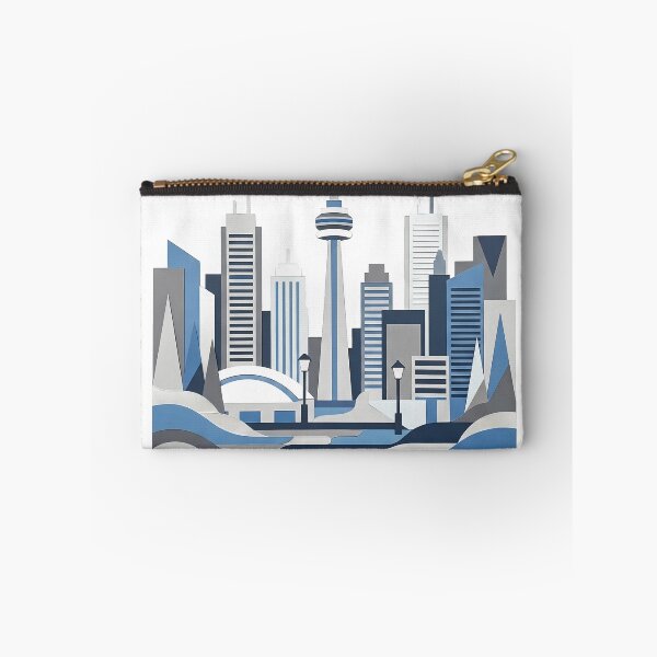 Item preview, Canada Travel Souvenir - CN Tower & Waterfront Skyline Art designed and sold by OzzFrequency.