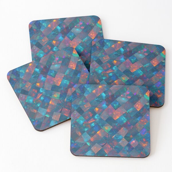 Artikelvorschau, Mosaikmuster aus schwarzem Opal entworfen und verkauft von SurfaceCraft Studio.