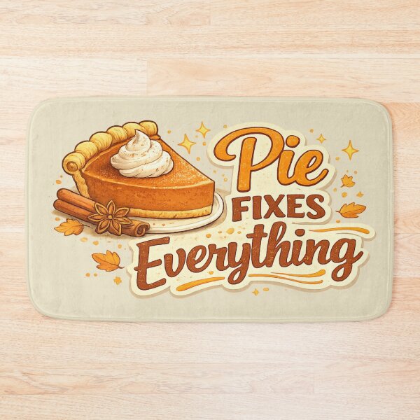 Item preview, Pie Fixes Everything designed and sold by Someone Thinks It's Funny.