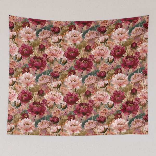 Item preview, Wild Lotus Floral  - Botanical Garden Pattern - Christmas Gift Ideas designed and sold by RoyalStarsPatts.