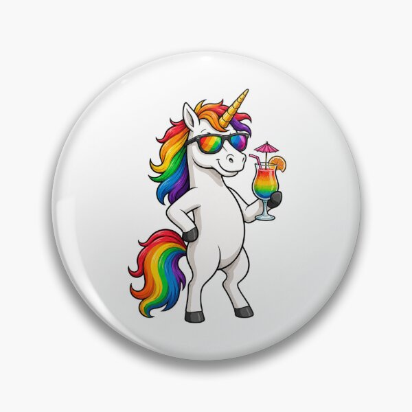 Item preview, Cool unicorn in a summer look designed and sold by Radixbarny.
