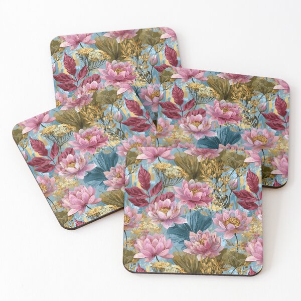 Item preview, Exotic Lotus Flower  - Flower Garden Pattern - Christmas Gifts designed and sold by RoyalStarsPatts.