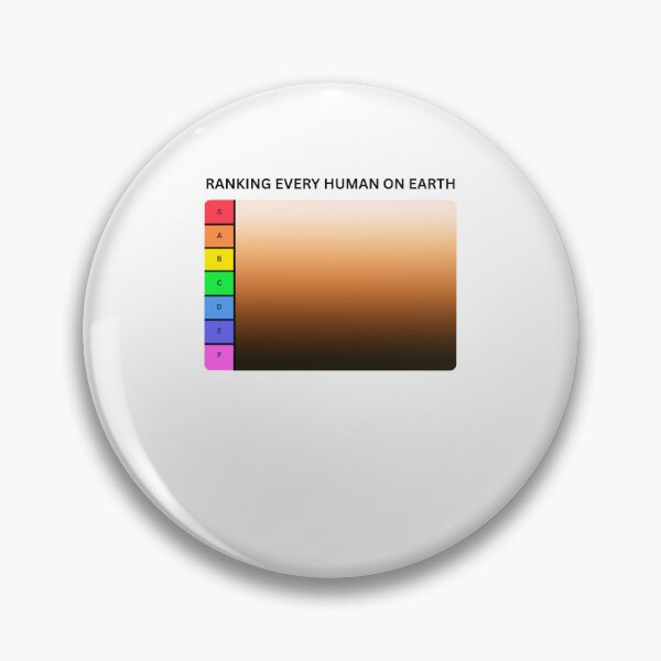 Item preview, Ranking Every Human On Earth Tier List Meme Funny Internet Humor designed and sold by ViniBall.