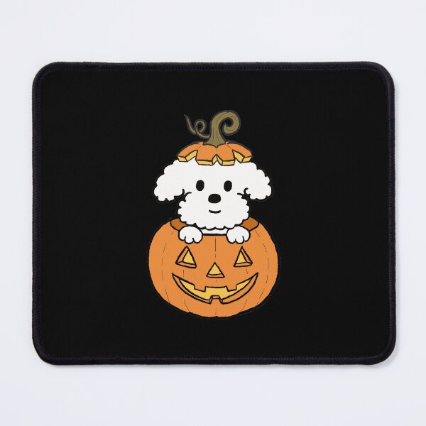 Item preview, Copy of Cute Halloween Puppy in Pumpkin | Fluffy Dog Jack O' Lantern designed and sold by pinkystickstore.