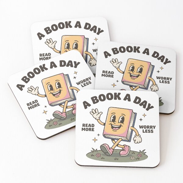 Item preview, A Book a Day Read More Worry Less Cute Reading Book Lover T-Shirt designed and sold by StickerNestYou.