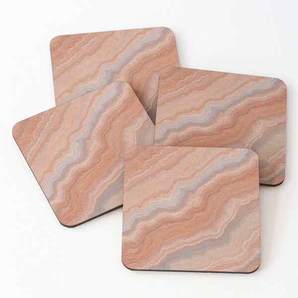 Item preview, Peach Agate Marble Layer Texture designed and sold by SurfaceCraft Studio.