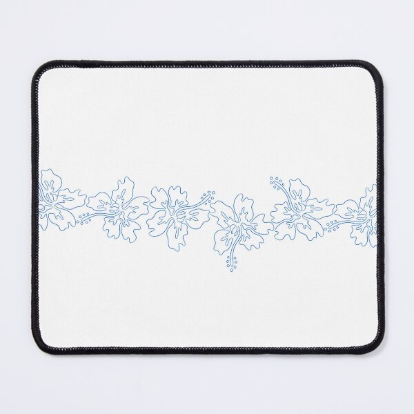 Item preview, Delicate Blue Hibiscus Line Illustration designed and sold by TreasurNTemplat.