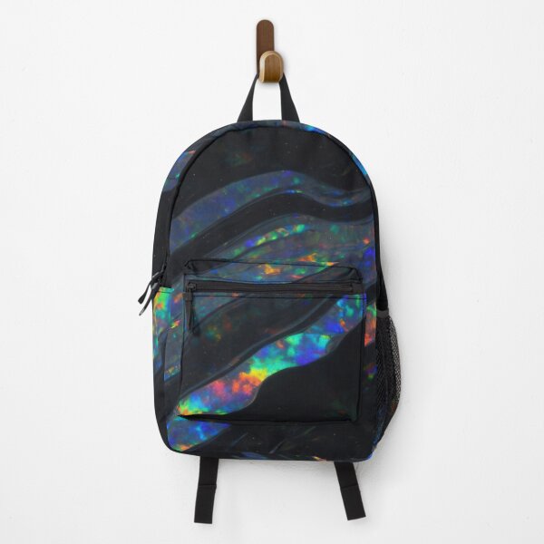 Item preview, Black Opal Iridescent Stripe Texture designed and sold by SurfaceCraft Studio.